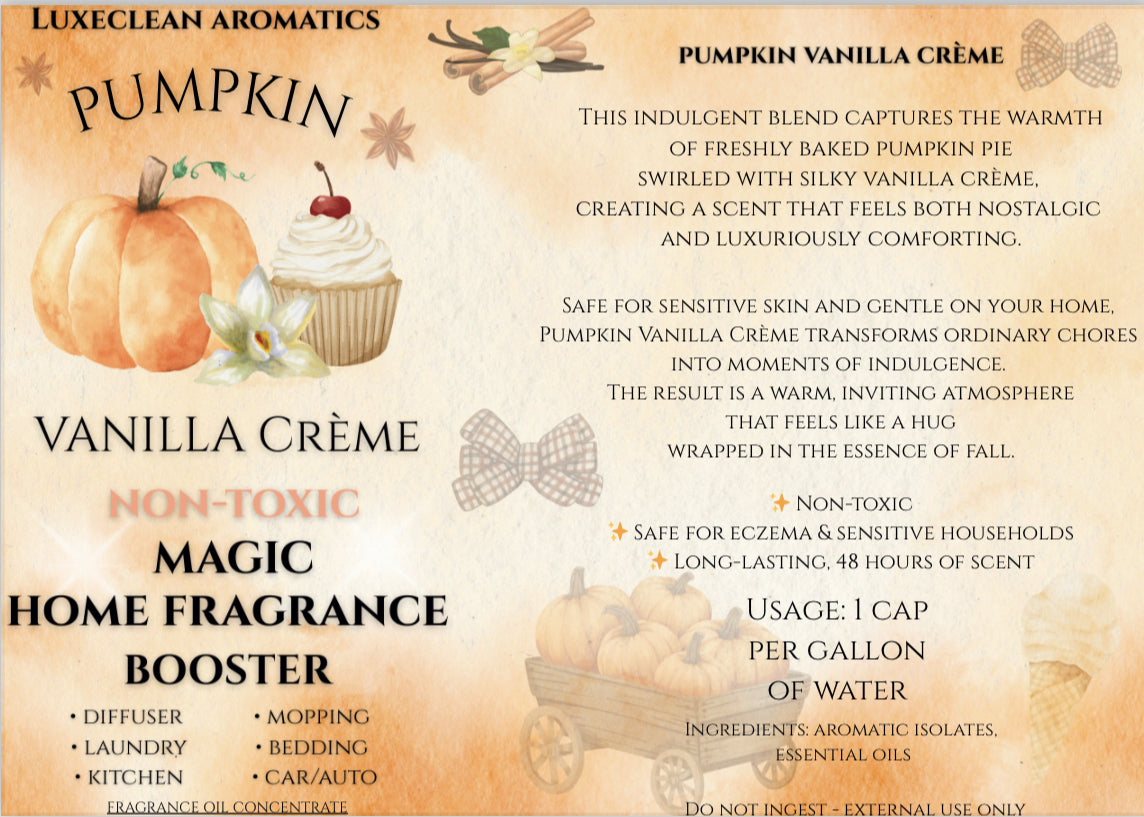 Pumpkin Vanilla Crème Home Fragrance Booster