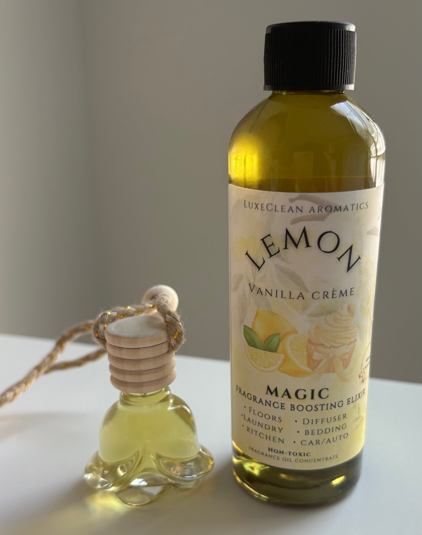 Car Air Freshener- Lemon Vanilla Crème
