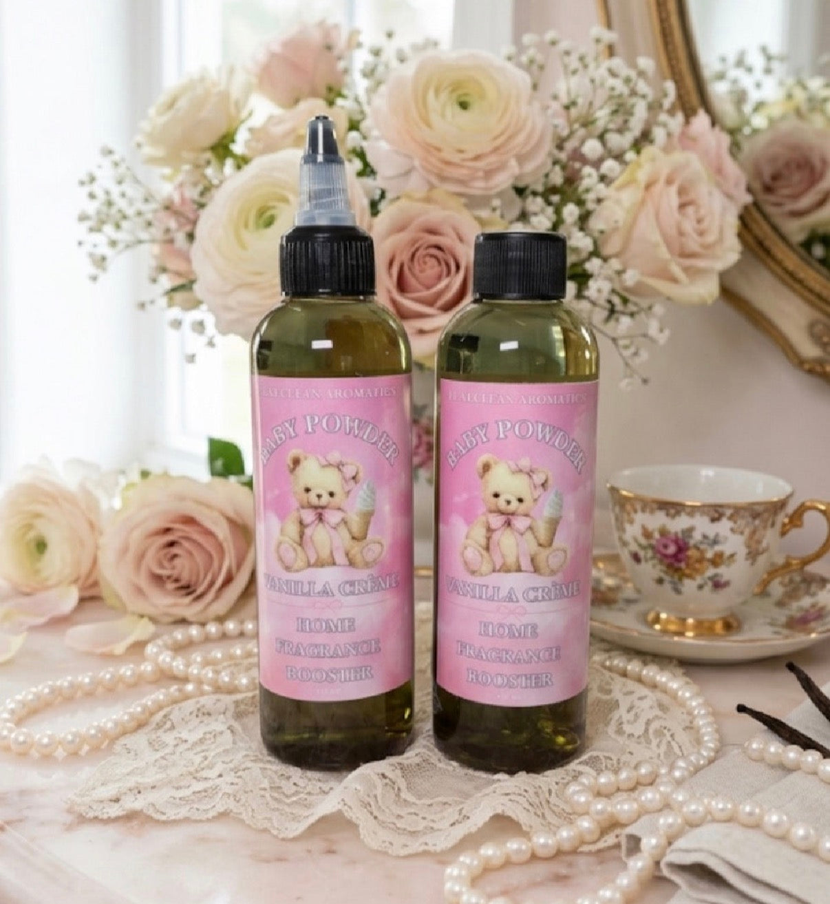 Baby Powder Vanilla Crème | Luxury Home Fragrance Booster
