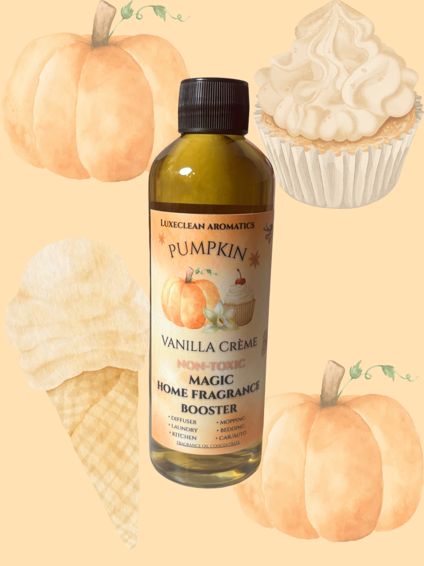 Pumpkin Vanilla Crème Home Fragrance Booster