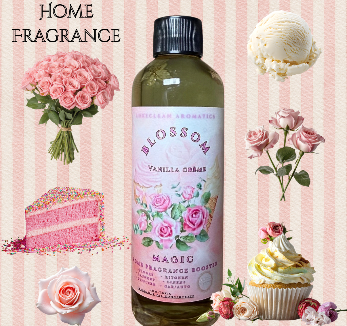 BLOSSOM Vanilla Crème | Luxury Home Fragrance Booster